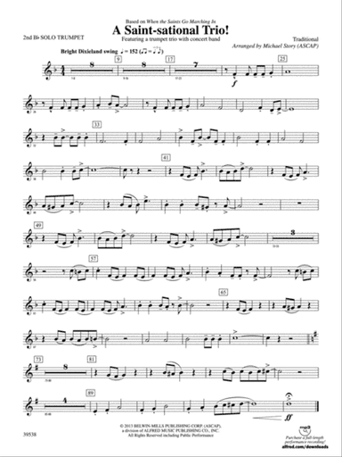 A Saint-sational Trio!: 2nd Solo Trumpet