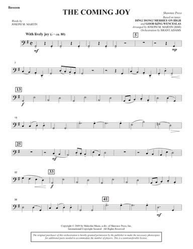The Coming Joy - Bassoon