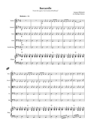 Barcarolle - Belle Nuit, O Nuit D'Amour