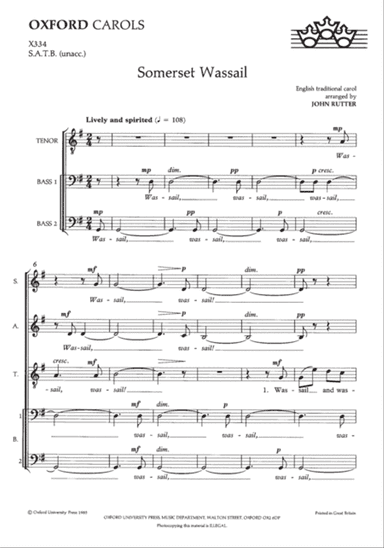 Somerset Wassail