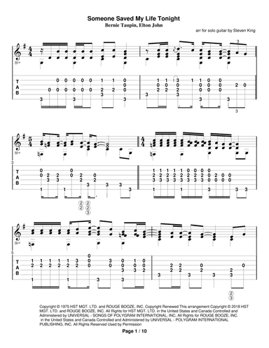 Someone Saved My Life Tonight