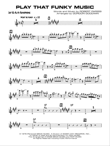 Play That Funky Music: E-flat Alto Saxophone