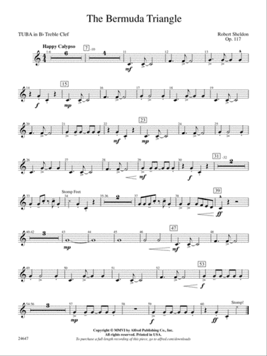 The Bermuda Triangle: (wp) B-flat Tuba T.C.
