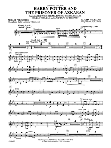 Harry Potter and the Prisoner of Azkaban, Symphonic Suite from: Mallets