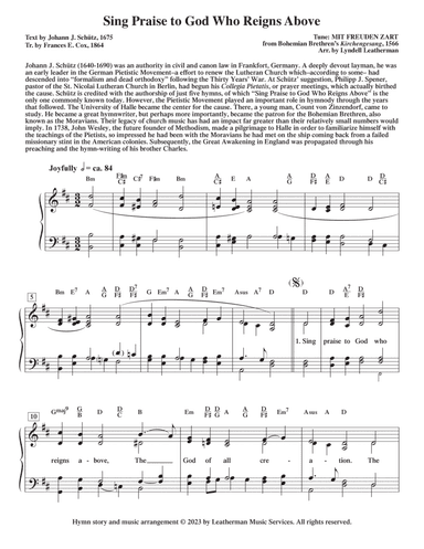 Sing Praise to God Who Reigns Above