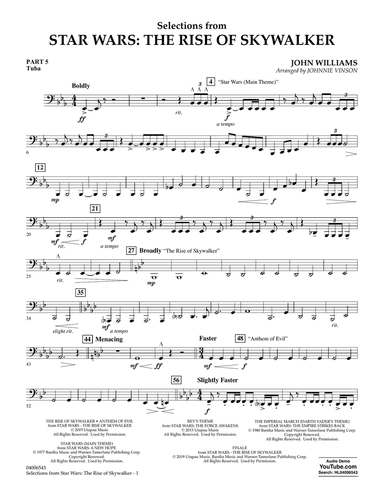 Selections from Star Wars: The Rise of Skywalker - Pt.5 - Tuba
