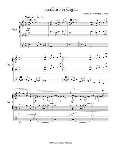 Fanfare For Organ