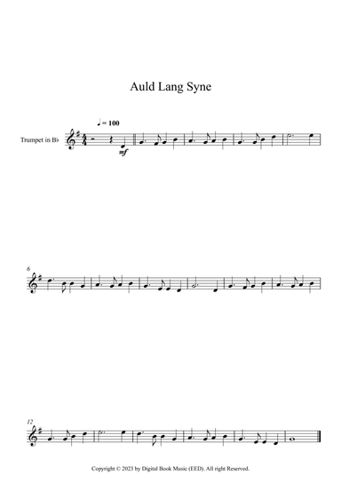 Auld Lang Syne (Trumpet)