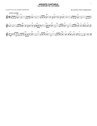 Andante Cantabile