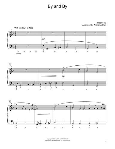 By And By (arr. Artina McCain)