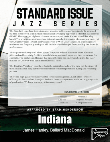 Indiana (Back Home Again)