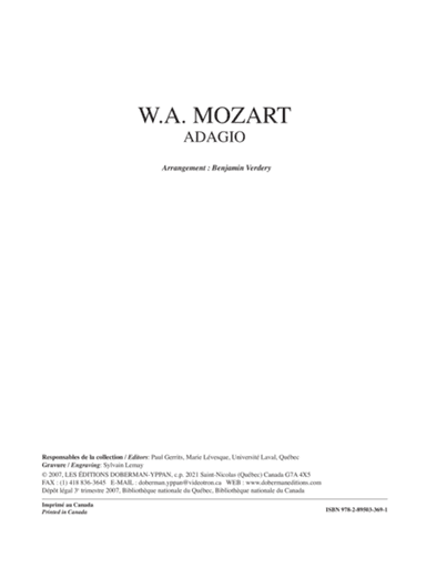 Adagio K. 540