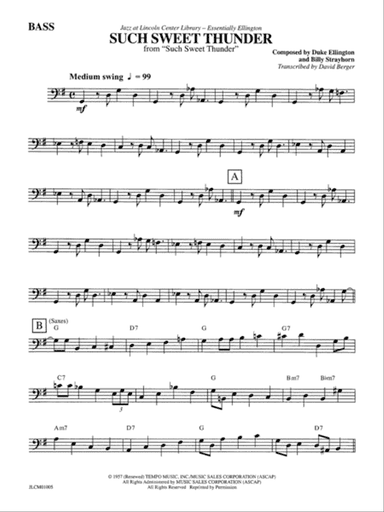 Such Sweet Thunder (from Such Sweet Thunder): String Bass