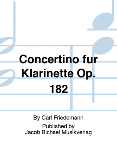 Concertino für Klarinette Op. 182