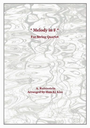 Melody in F (For String Quartet)