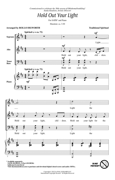 Hold Out Your Light (arr. Rollo Dilworth)