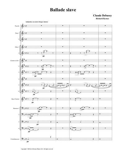 Debussy - Ballade slav (Woodwind Choir)