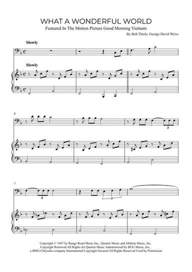 What A Wonderful World