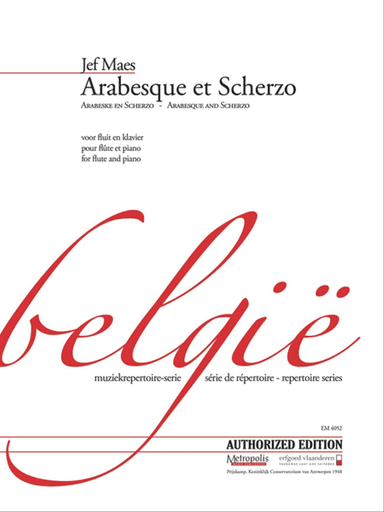 Arabeske en Scherzo for Flute and Piano