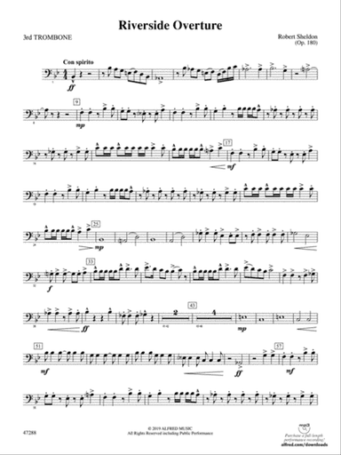 Riverside Overture: 3rd Trombone