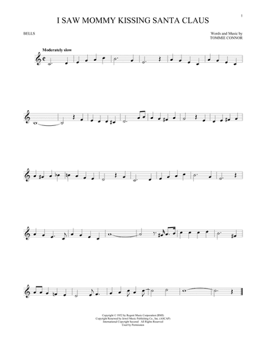 I Saw Mommy Kissing Santa Claus