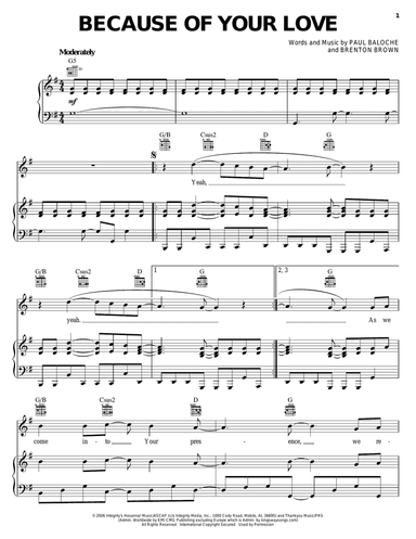 Because Of Your Love