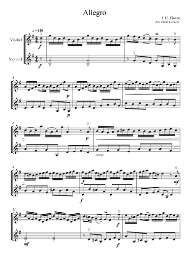 Allegro in G-dur