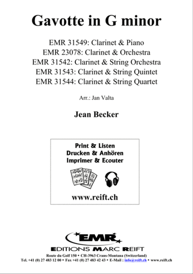 Gavotte in G minor