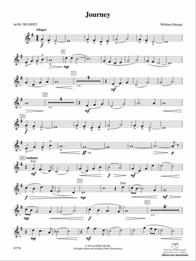 Journey: 1st B-flat Trumpet