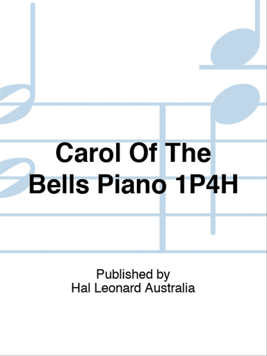 Carol Of The Bells Piano 1P4H