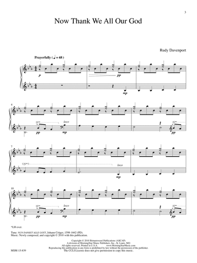 Now Thank We All Our God