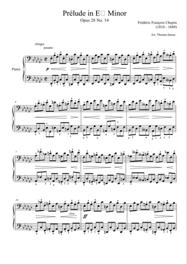 Prelude Op.28 No.14