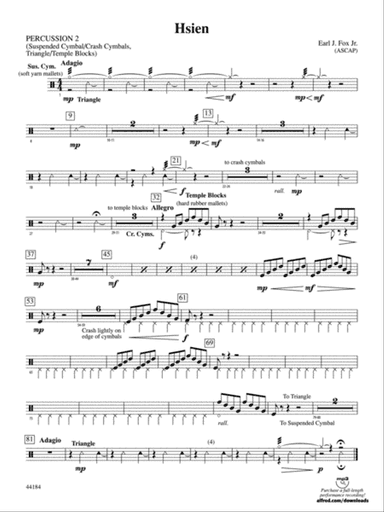 Hsien: 2nd Percussion