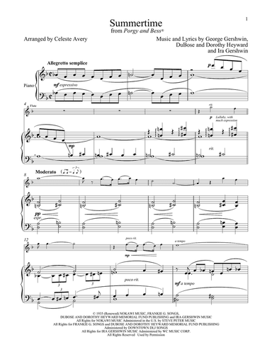 Summertime (from Porgy and Bess)