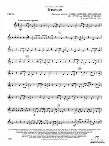 Treasure: 1st F Horn
