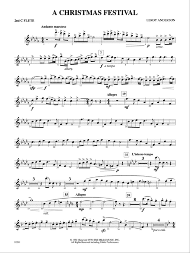 A Christmas Festival: 2nd Flute