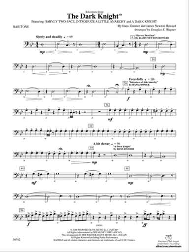 The Dark Knight, Selections from: Baritone B.C.