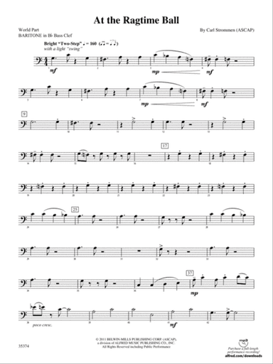 At the Ragtime Ball: (wp) B-flat Baritone B.C.