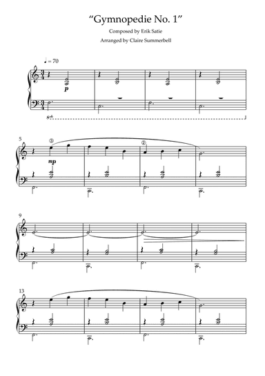 Gymnopedie No. 1