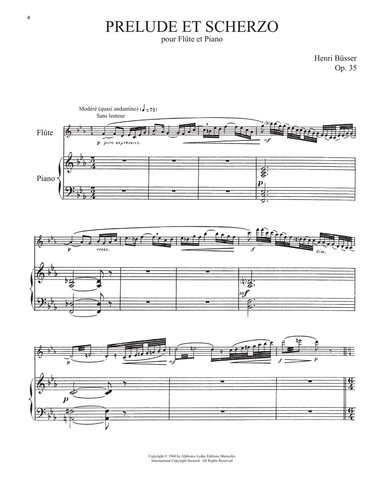 Prelude Et Scherzo, Op. 35