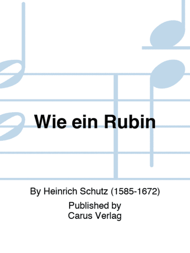 Wie ein Rubin