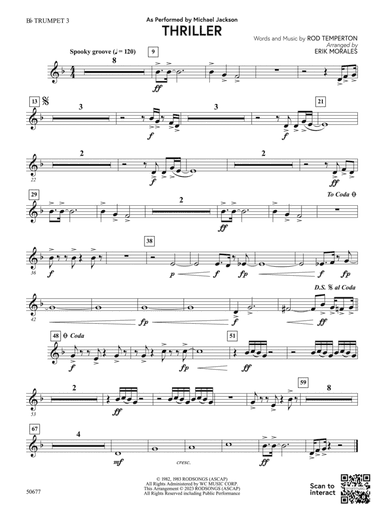 Thriller: 3rd B-flat Trumpet
