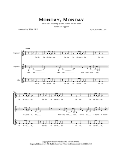 Monday, Monday