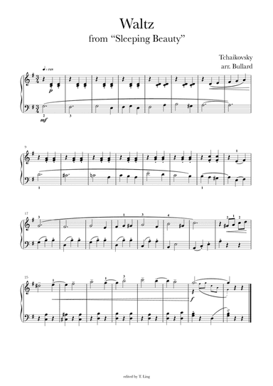 Waltz from “sleeping Beauty”