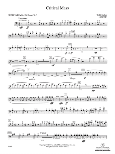 Critical Mass: (wp) B-flat Baritone B.C.
