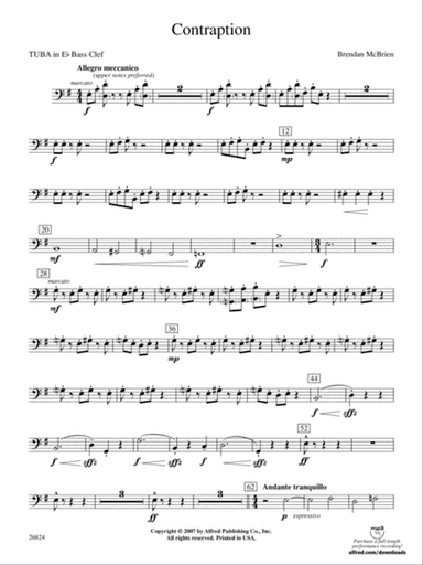 Contraption: (wp) E-flat Tuba B.C.