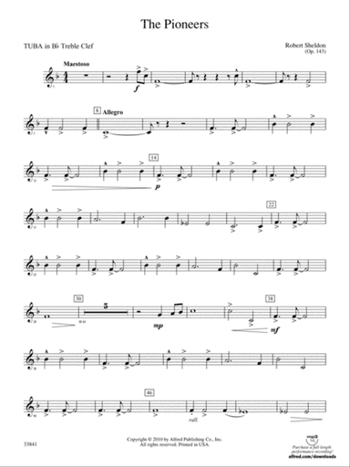 The Pioneers: (wp) B-flat Tuba T.C.