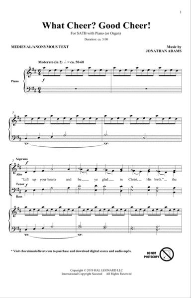 What Cheer? Good Cheer!