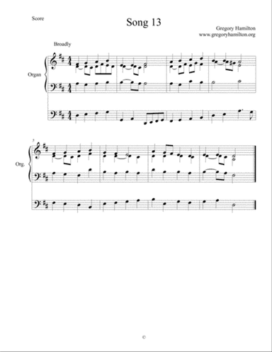 Song 13 - Holy Spirit Truth Divine - Alternative Harmonization