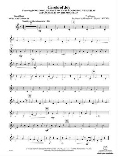 Carols of Joy: (wp) B-flat Tuba T.C.